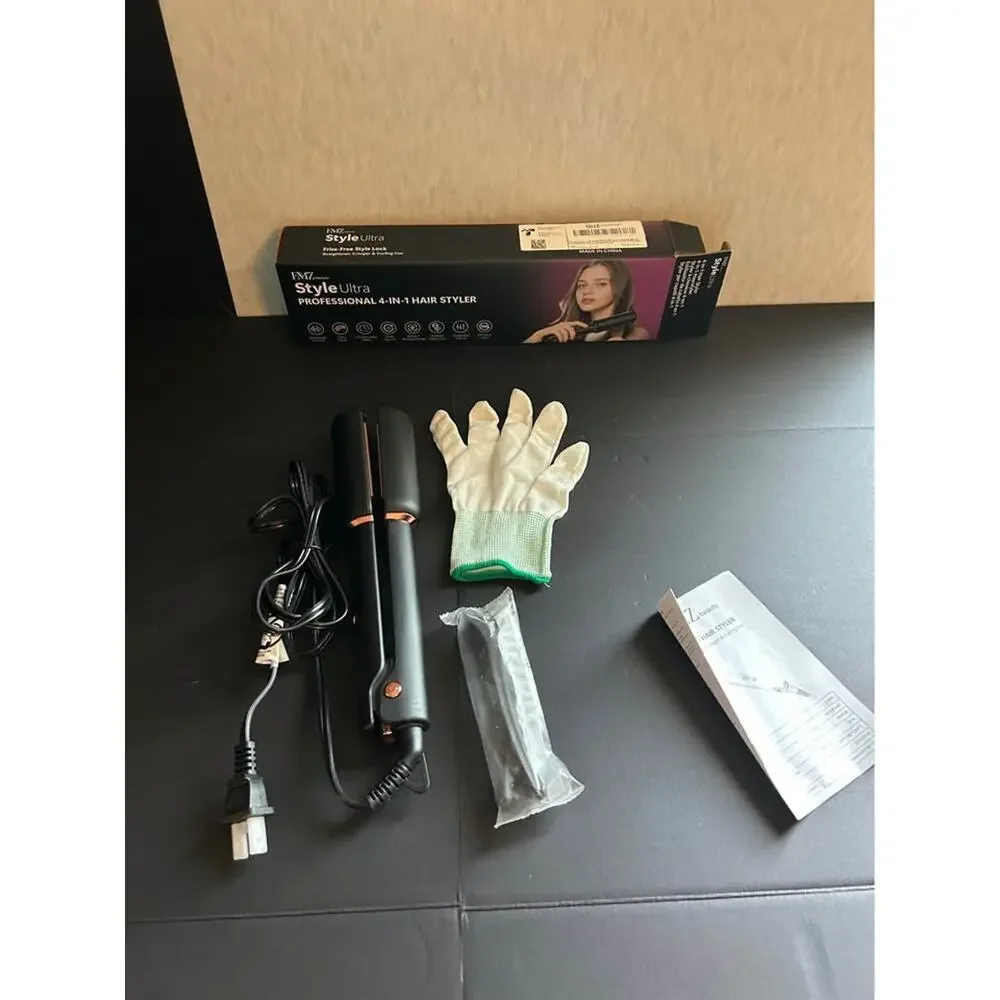 FMZ Beauty Style Ultra Professional 4-in-1 Hair Styler Curling Iron